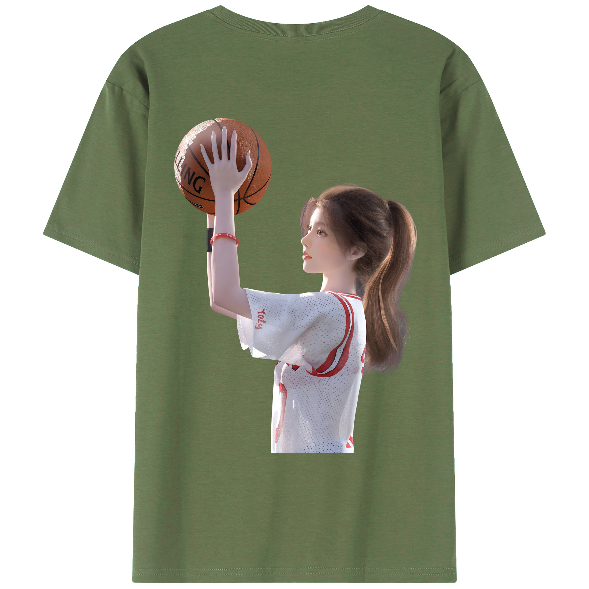 （画像用） SLAM DUNK／スラムダンク 綿100％ メンズ半袖Tシャツ（バックプリント） 通気性